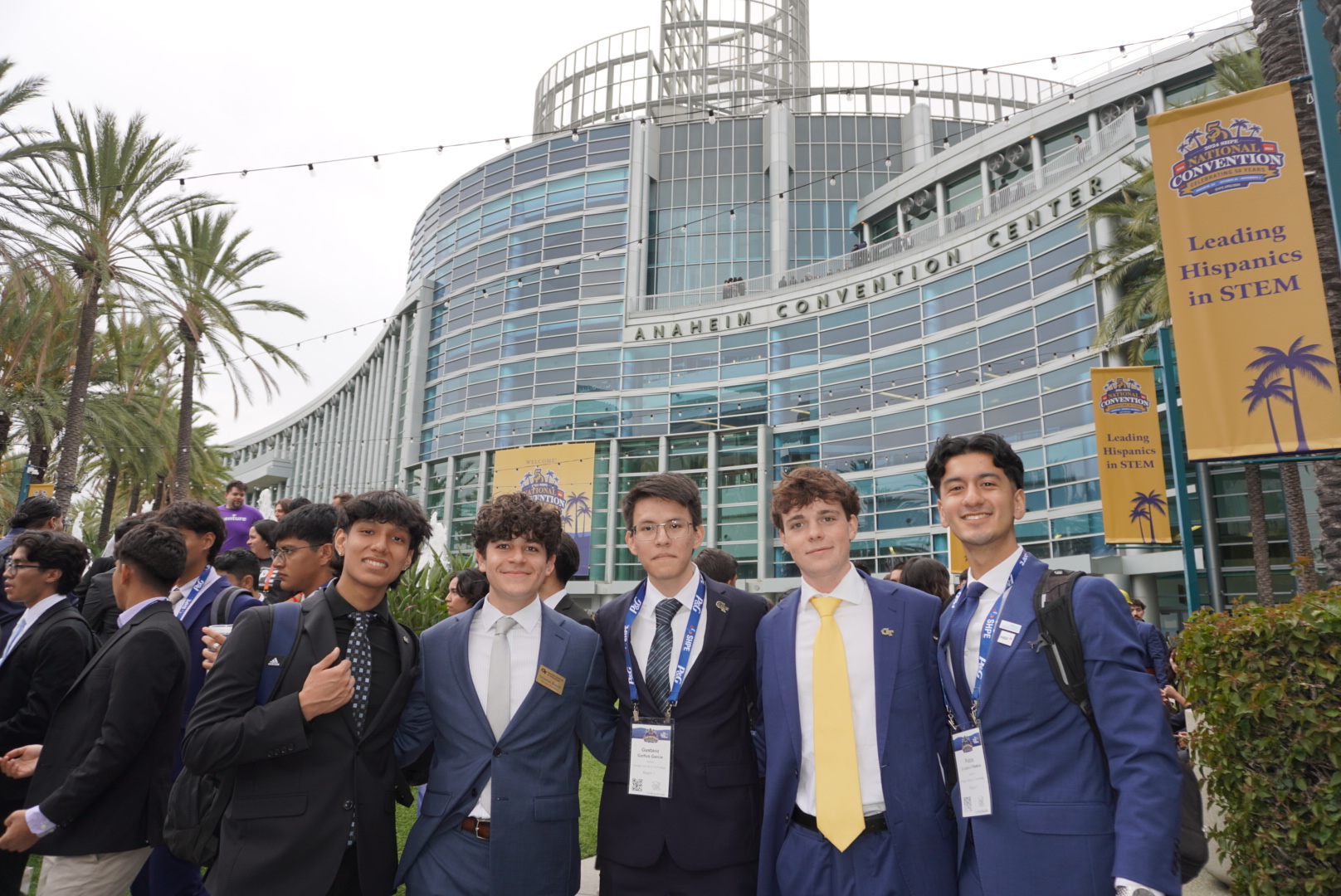 GT SHPE delegation group photo